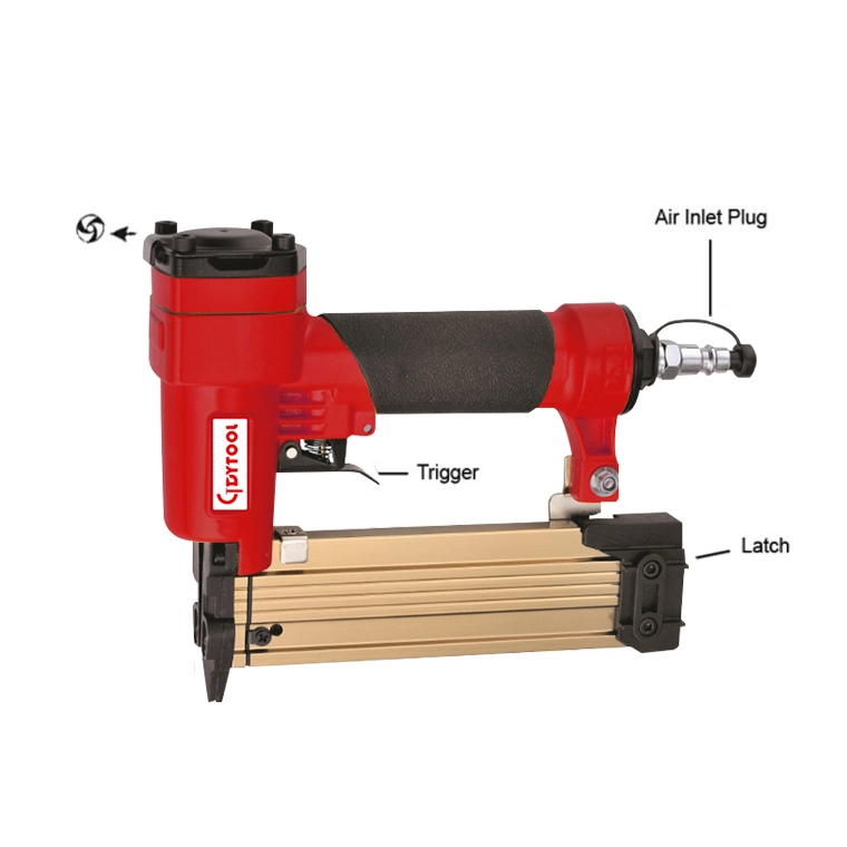 Ga. 23 Air Pin Nailer, 0.63mm Pneumatic Nailer Gun, 1-3/8" Air Pin Nailer Professional Headless Pin Nail Gun, Pneumatic Nail Gun Gdy-P635